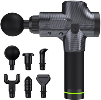 Fascia Massage Gun Spier Pijnbestrijding Therapie Massager Ontspanning Body Afslanken 30 Speed Lcd Touch Screen Functie Kaki