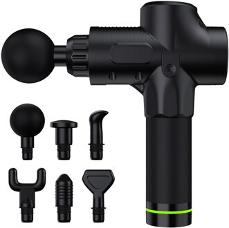 Fascia Massage Gun Spier Pijnbestrijding Therapie Massager Ontspanning Body Afslanken 30 Speed Lcd Touch Screen Functie zwart