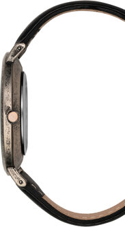 Fashion Alium Heren Zwarte Horloge OF761800 - One Size