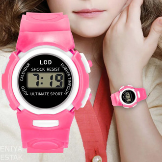 Fashion and Durable Kids Casual Electronic Watch Children Comfortable Silicone Sports Cute Watches H9