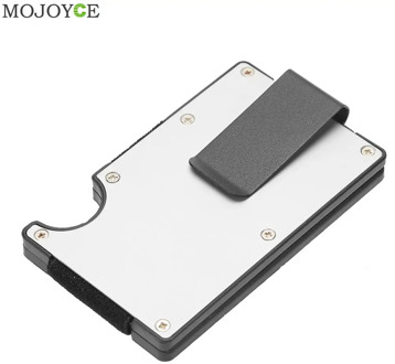 Fashion Bank Credit Card Organizer Aluminum Slim Delicate Metal Carbon Fiber Wallet Purse Clips for Men Women Accessories