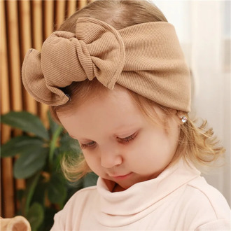 Fashion Bow Baby Headbands Baby Girl Boy Hair Accessories Newborn Baby Turban Infant Toddler Hairbands Headwear