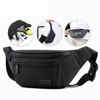Fashion Casual Men Waist Bag Outdoor Sports Fanny Pack High Quality Waterproof Men Chest Bag Waist Wallet Phone Purse Belt Bag