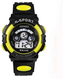 Fashion Children Boy Digital Led Quartz Watch Alarm Date Sports Wrist Watch Sport Bracelet Pedometer Digital Relogio Feminino