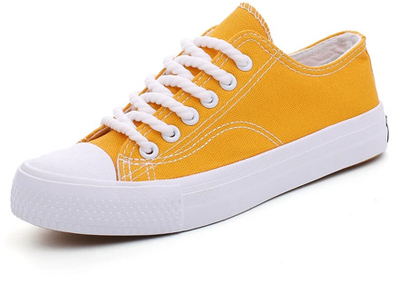 Fashion Classic White Sneakers Women Casual Canvas Shoes Students Summer Lace-Up Flat Trainers Zapatillas Mujer Vulcanize Shoes