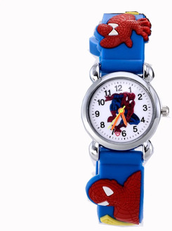 Fashion Cute Cartoon-watch Kids Watches Children Watch Boy Cool 3d Rubber Strap Quartz-watch Clock Hour Gift