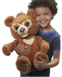 Fashion Cute Electronic Plush Toys The Curious Bear Plush Toy Bear Cute Bear Gifts 24CM (only Bear No Accessories)