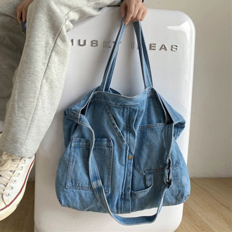 Fashion denim handbags women shoulder bags sac a main femme High capacity crossbody bags for women 2020 New bolsa feminina