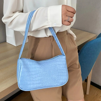 Fashion Design Women Small Handbags Soft PU Leather Ladies Armpit Shoulder Bags Vintage Simple Girls Clutch Purse Tote
