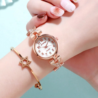 Fashion Dial Inlaid With Stainless Steel Wristwatch For Women's Quartz Watch Часы Женские Наручные 2020 Hot Sale Luxurious