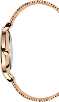 Fashion Flash Dames Roze Gouden Horloge OF714826 Roségoud - One Size