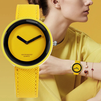 Fashion Leather Women Watches Simple Clock Quartz Wristwatch Ladies Lovers Unisex Watches