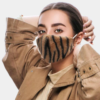 Fashion Leopard Print Face Mask Warm Mouth Masks Lastic Reusable Washable Fashion Dustproof Windproof Mask Face Jewelry