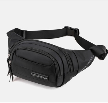Fashion Men Nylon Belt Waist Hip Bag Travel Multi-Pocket Military Pouch Bum Sling Chest Bags Fanny Pack Bags
