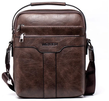 Fashion Men's Handbag Shoulder Bag Vintage Trends PU Leather Retro Messenger Bag Stylish Casual Male Crossbody Shoulder Bag SAC