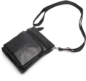 Fashion Messenger Bag Men's Shoulder Genuine Leather Bags Flap Small Male Man Crossbody Bags For Men Natural Leather Bag