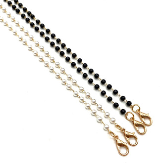 Fashion Metal Mask Chain Mask For Face Fashion Rope Holder Mask Female Hanging Hooks Organizer Personality Glasses Mask Chain