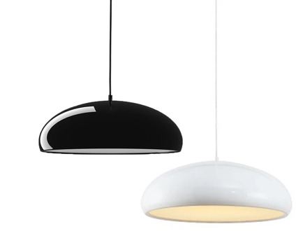 Fashion Nordic E27 Pendant Lights Black White Go/Weiqi/Baduk Hanging Light for Restaurant Decor Lighting Luminaire Pendant Lamp