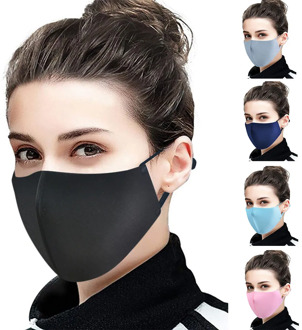 Fashion Outdoor Protection Face Mask Dustproof Solid Anti-Fog Safety Washable Protect Face Mask filtros para mascarillas