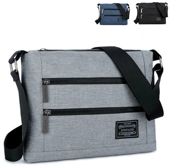 Fashion Oxford Men's Shoulder Messenger Bag Business Briefcase Casual Handbag Multifunction Handbag cross body Horizontal bags