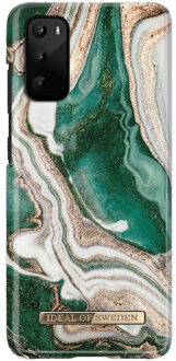 Fashion Samsung Galaxy S20 Hoesje Golden Jade Marble