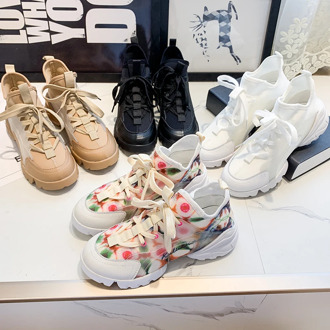 Fashion Shoes For Women Lace-up Comfortable Shoes Woman Vulcanized Shoes Zapatillas Mujer 2020 Women Sneakers