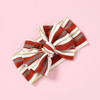 Fashion Striped Knot Baby Girls Hair Wrap Bands Bow Turban Headbands Turbante Headwraps Hair Accessories for Baby Girl