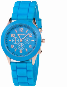 Fashion Stylish Unisex Bracelet Watch Analog Silica Jelly Gel Quartz Sports Wrist Watch Universal for Men Women