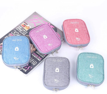 Fashion Travel Medicine Storage Bag Package Portable Suitcase Cleaning USB Case Holder Pouch Function Parts Travel Accessories