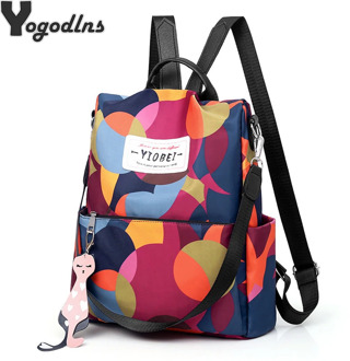 Fashion Waterproof Oxford Women Anti-theft Backpack High Quality School Bag For Women Multifunctional Travel Bags bagpack plecak