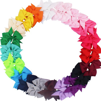 Fashion Wholesale Toddler Baby Kid Girl Large Hair Bows Sequin Alligator Clips Headwear 20/40 PCS
