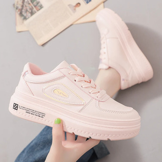 Fashion Women Shoes 2020 Summer New Fashion Low Help Casual Pu Leather Lace-up Casual Flats White Shoes Sneakers Wild Comfort
