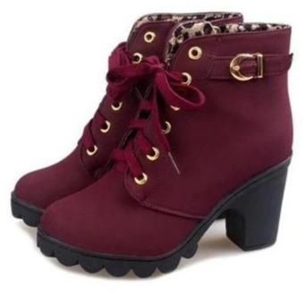 Fashion Women Shoes Ladies Thick Fur Ankle Boots Autumn Winter Women High Heel Platform Rubber Shoes Snow Boots