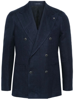Fashionable Jacket Tagliatore , Blue , Heren - L,S