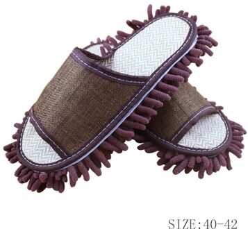 Fashionable Slippers Lazy Mop Floor Shoe Wipes Floor Slippers Lazy Multifunctional Striped House Cleaning Detachable koffie