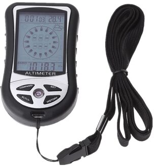 FashionDS302 Hoogtemeter 8 In 1 Multifunctionele Elektronische Hoogtemeter Barometrische Hoogte Bergbeklimmen Met Draagbare Kompas