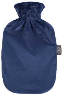 Fashy ® Warmwaterkruik 2L met fleece hoes in marine Blauw