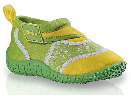 Fashy Surf schoenen voor kinderen groen/geel 21