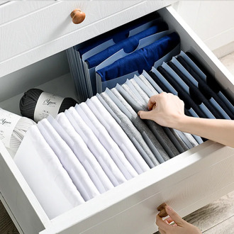 Fast Clothes Fold Board Clothing Organization System Shirt Folder Travel Closet Drawer Stack Household Closet Organizer
