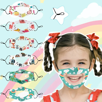 Fast delivery headband mascarilla mascarar Children Outdoor Mask With Clear Window Visible Expression For Deaf Mute бандана#1