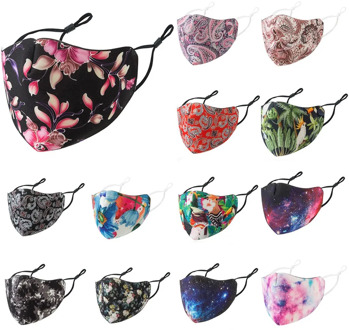 Fast delivery headband scarf mascarilas Unisex Cute Printing PM2.5 Outdoor Mouth Mask Washable Reuse Face Mask facial protectora