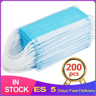 Fast Delivery Medical Mask Non-Woven 3 Layers Disposable Surgical Mask Anti Dust Fog Breathable Protective Face Mouth Masks