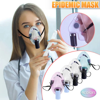 Fast Delivery Transparent Adult Outdoor Anti Air Purification Fresh Sports Dustproof Face Mask Respirator