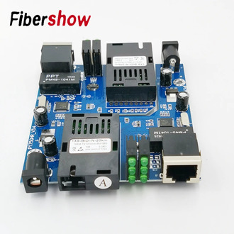 Fast Ethernet Fiber Media transceiver Converter Switch half board Single Mode Single Fiber SC 10/100M