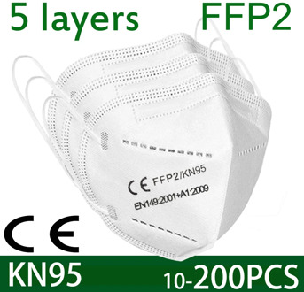 Fast send face mask FFP2 masks KN95 filter mask Protective maske anti dust mask 5 layers mouth mask mascarillas Fast send