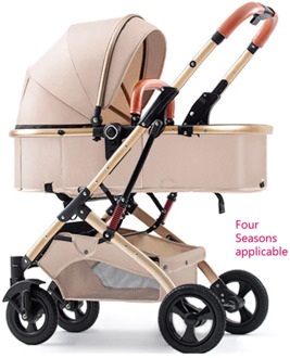 Fast ship !Baby stroller Can Sit And Lie 2 in 1 Baby strollers two-way pushing 6.9KG Portable High Landscape Umbrella carts