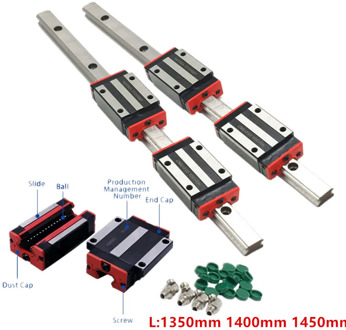 fast shipping China factory supply 1350mm 1400mm 1450mm HG15 HGR15 HGH15CA HGW15CC 15mm CNC linear guide rail linear guide