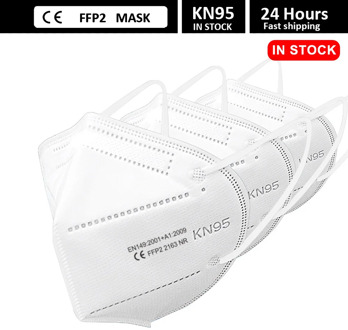 Fast Shipping Fpp2 Mask Adult Mouth Face mask Anti Pollution KN95 Masks 10-100Pcs Breathable Protection Fpp2 Mascarillas