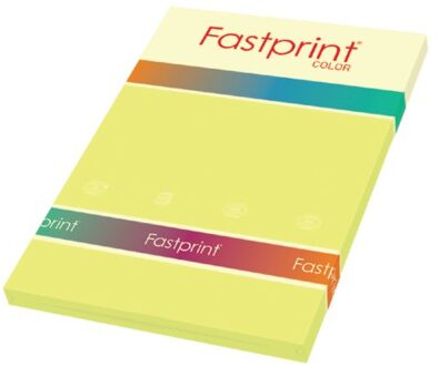 FastPrint Gekleurd Papier A4 160gr FP Geel 50vel