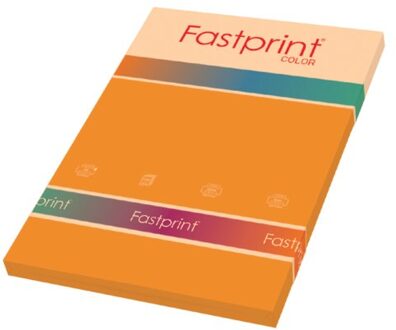 FastPrint Gekleurd Papier A4 160gr FP Oranje 50vel